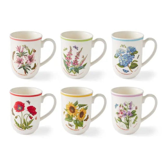 Botanic Garden -  Meadow TULIP BEAKER S/6 Portmeirion