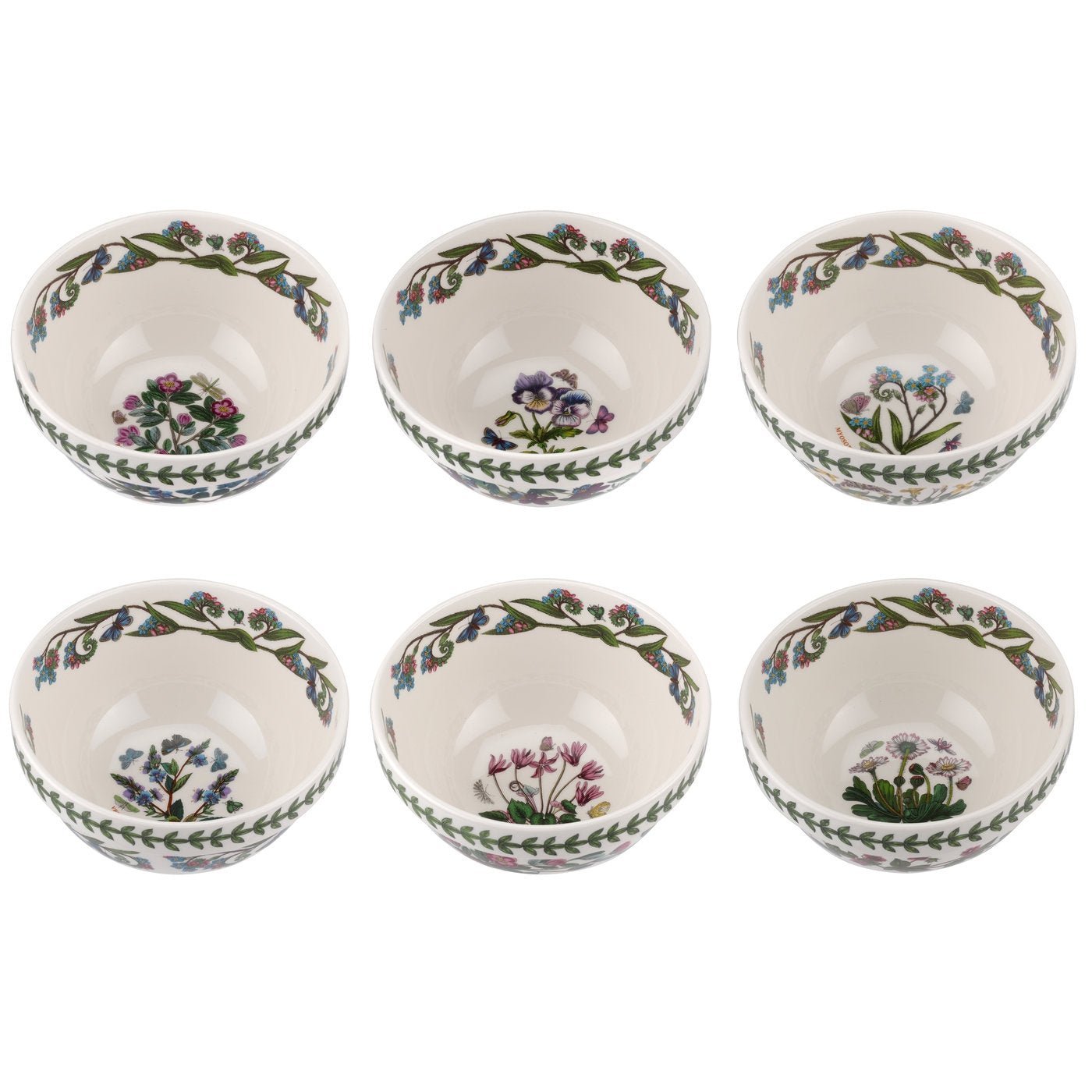 Botanic Garden - Set of 6 Stacking Bowls, 7 Inch Portmeirion - Crystal House