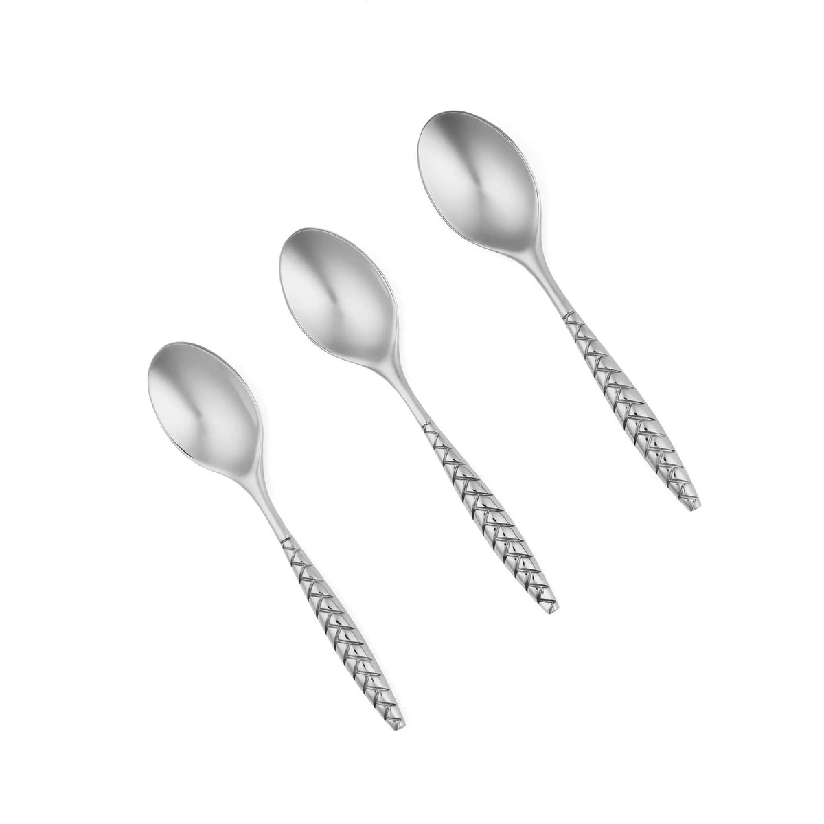 Braid Condiment Spoons, Set of 3 Nambé