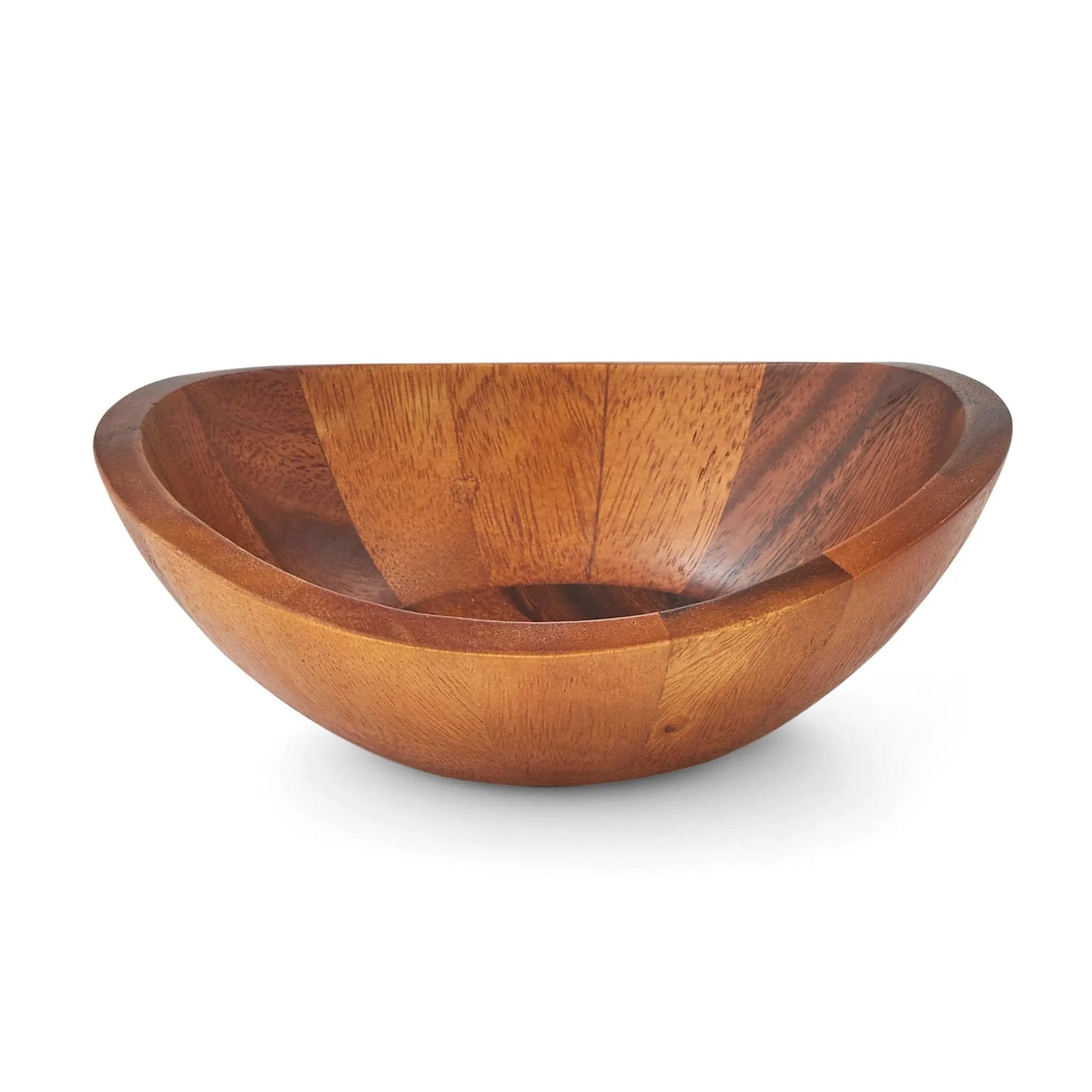 Braid Wood Salad Bowls, Set of 4 Nambé