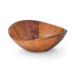 Braid Wood Salad Bowls, Set of 4 Nambé