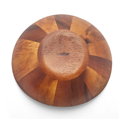 Braid Wood Salad Bowls, Set of 4 Nambé