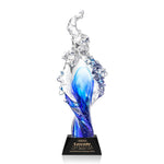Breaker Crystal Award 16" – Luxury Corporate Trophy crystal edge - Crystal House
