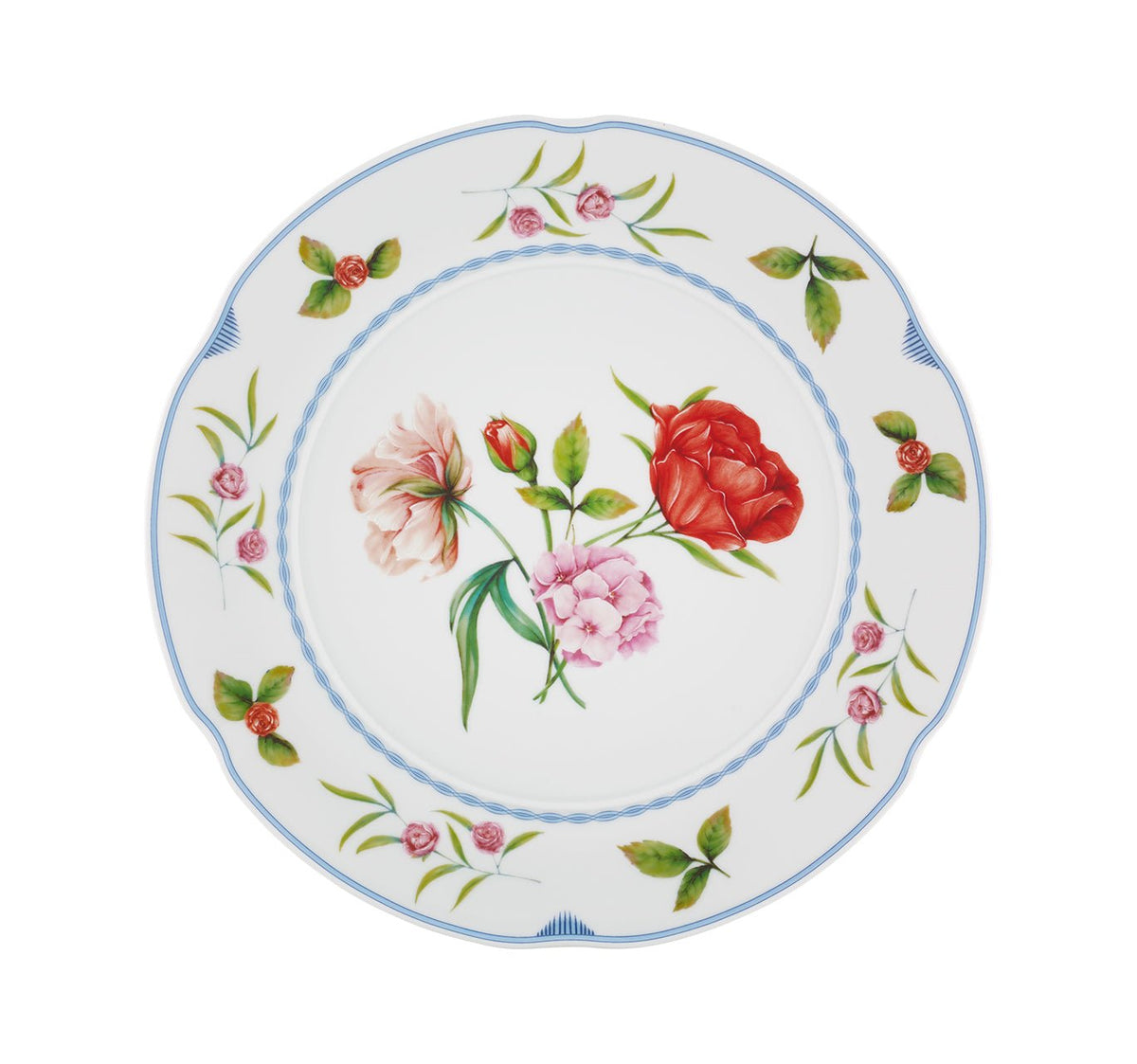 Bridgerton 3 - Piece Plate Set by Vista Alegre – Charger, Dinner & Dessert Luxury Porcelain Dinnerware Vista Alegre - Crystal House