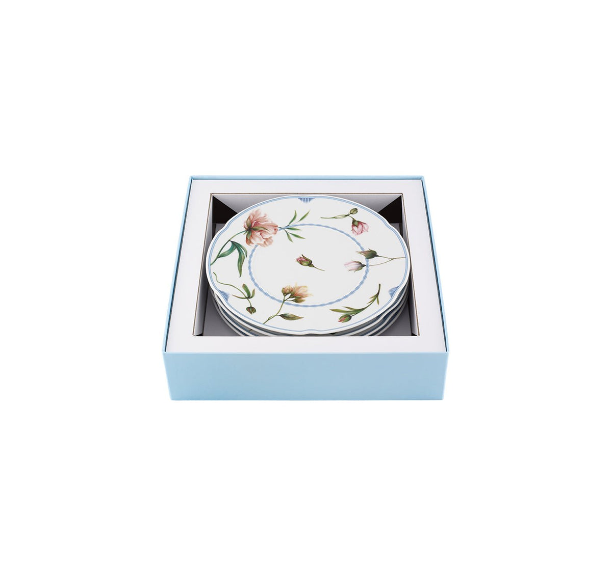 Bridgerton Dessert Plates Set of 4 by Vista Alegre – Luxury Porcelain Netflix Inspired Plates Vista Alegre - Crystal House