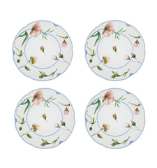 Bridgerton Dessert Plates Set of 4 by Vista Alegre – Luxury Porcelain Netflix Inspired Plates Vista Alegre - Crystal House