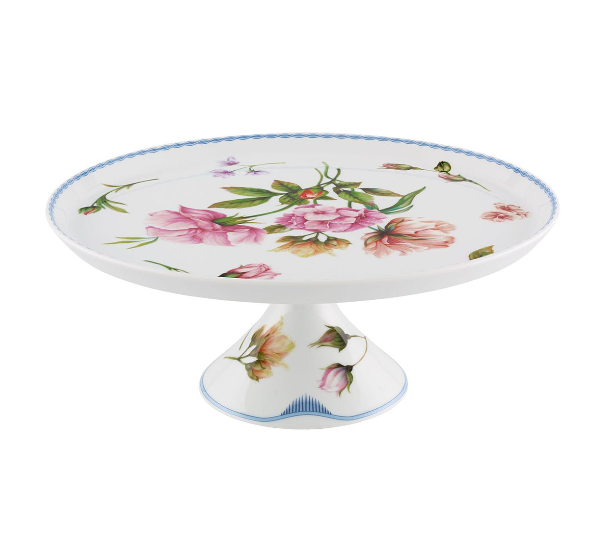 Bridgerton Large Cake Stand by Vista Alegre – Luxury Porcelain Serving Stand Netflix Collection Vista Alegre - Crystal House