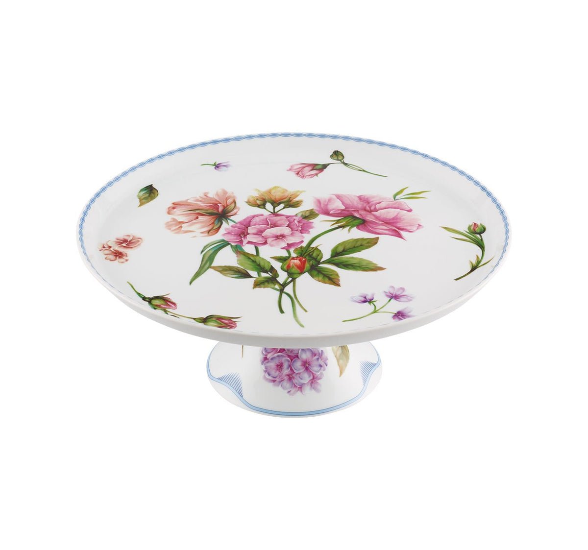 Bridgerton Large Cake Stand by Vista Alegre – Luxury Porcelain Serving Stand Netflix Collection Vista Alegre - Crystal House