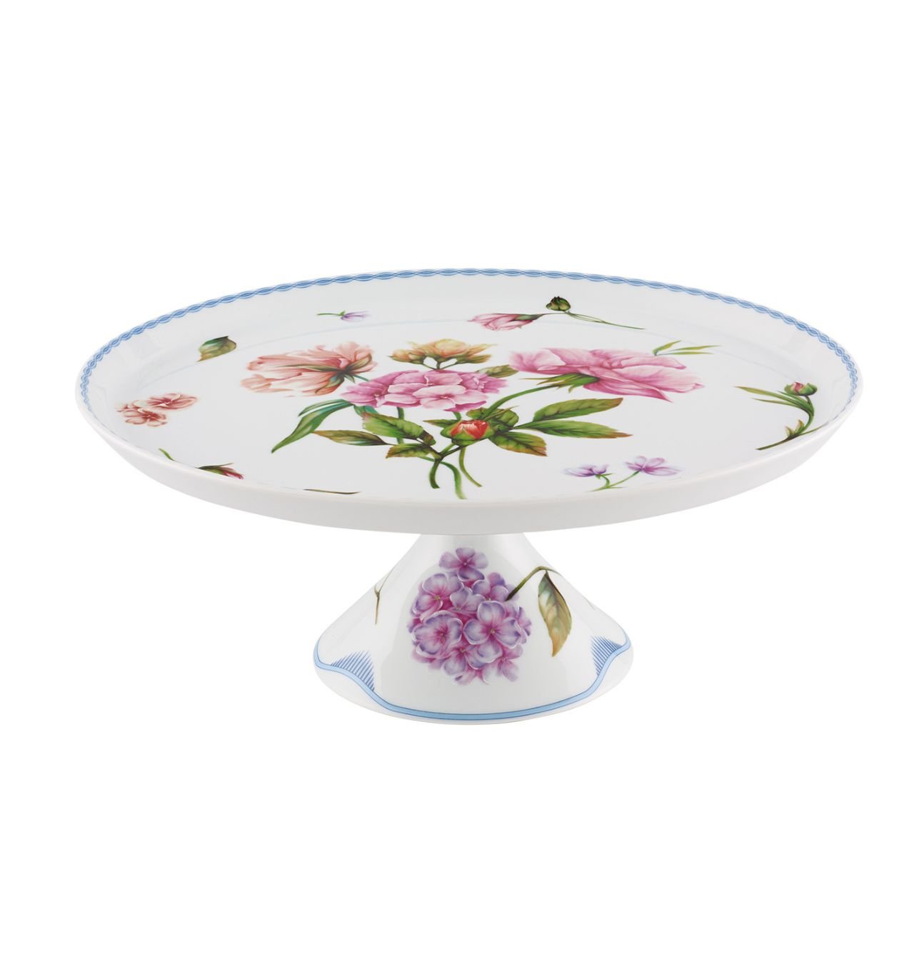 Bridgerton Large Cake Stand by Vista Alegre – Luxury Porcelain Serving Stand Netflix Collection Vista Alegre - Crystal House