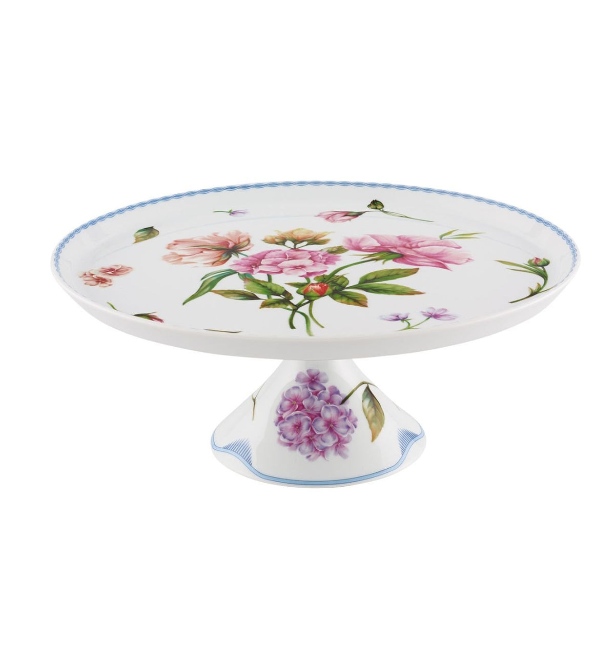 Bridgerton Large Cake Stand by Vista Alegre – Luxury Porcelain Serving Stand Netflix Collection Vista Alegre - Crystal House