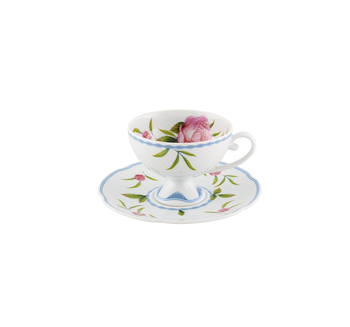 Bridgerton Tea Cups & Saucers Set of 2 by Vista Alegre – Luxury Porcelain Tea Set Netflix Collection Vista Alegre - Crystal House