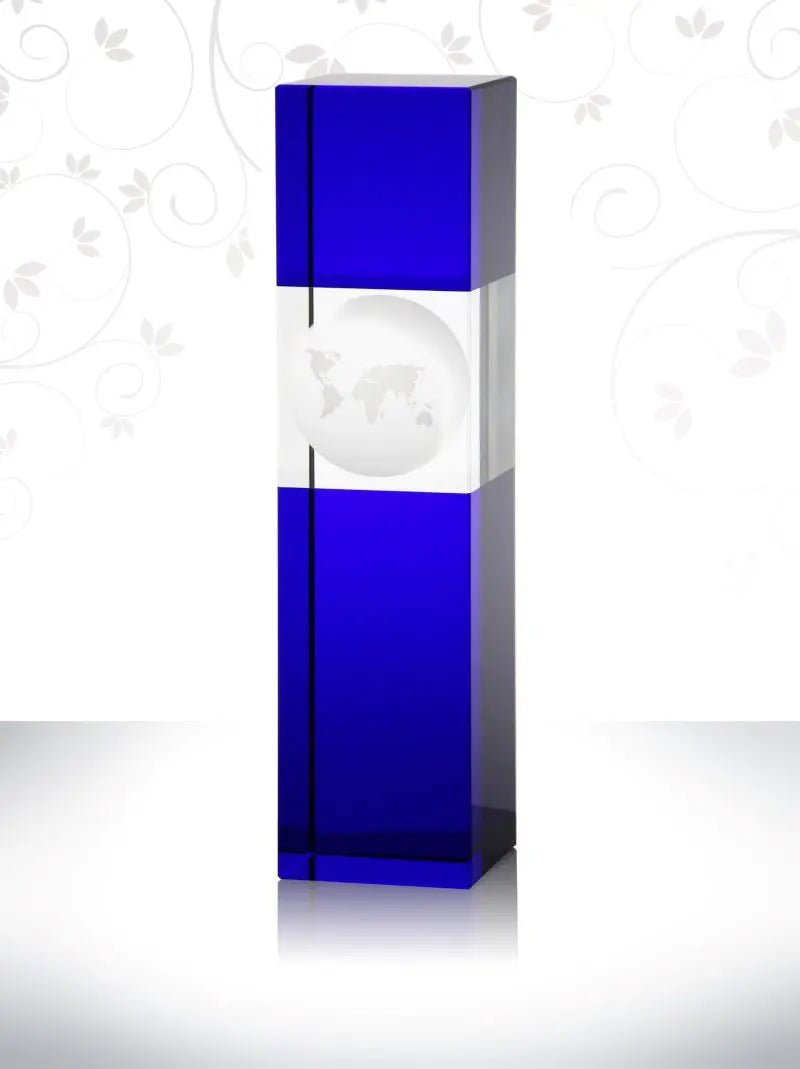 Brilliant Blue Exceeding Expectations Awards Crystal House - RM