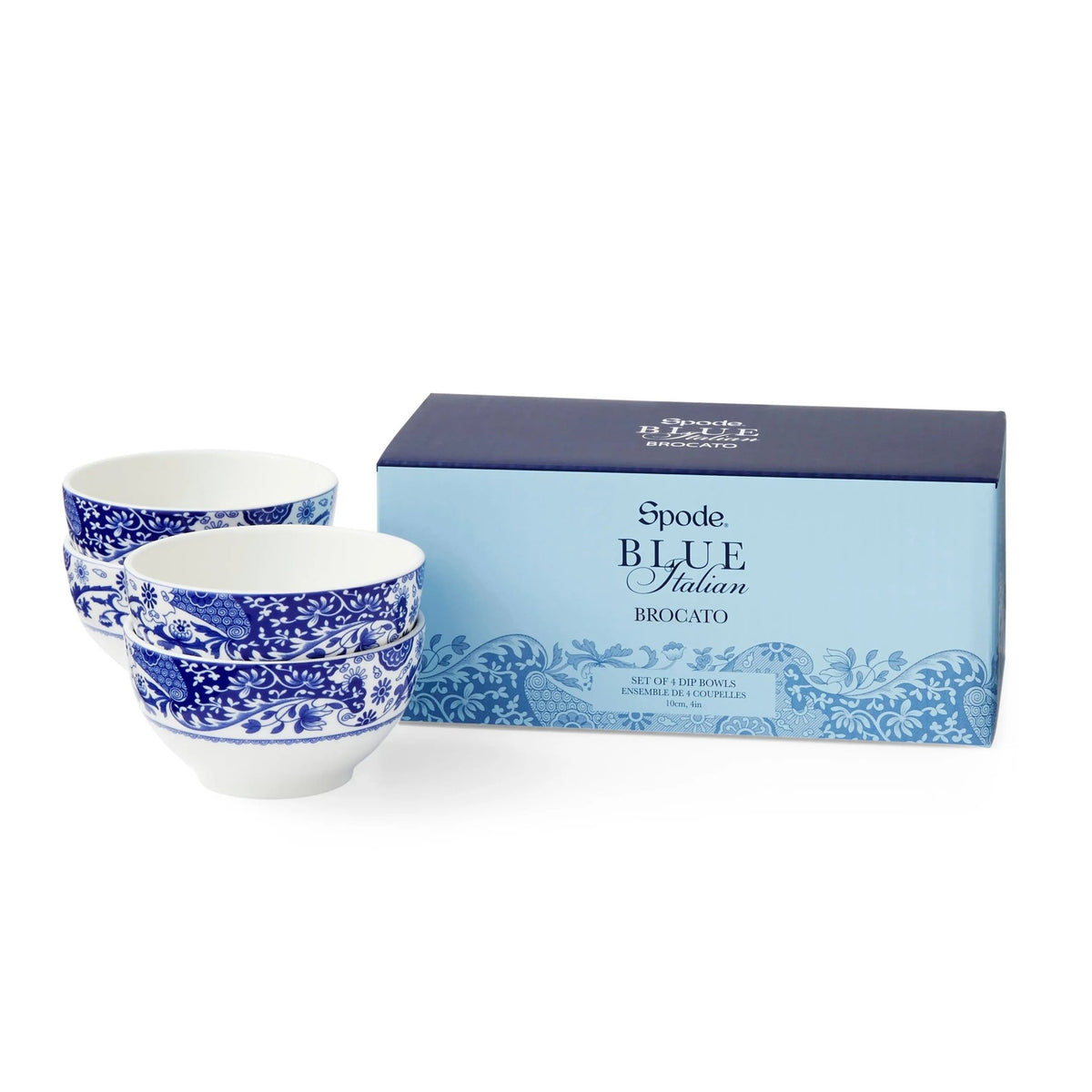 Brocato Serveware and Gift  4'' Dip Bowls Set of 4 Spode
