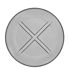 Bruk Gray Salad Plate Kosta Boda