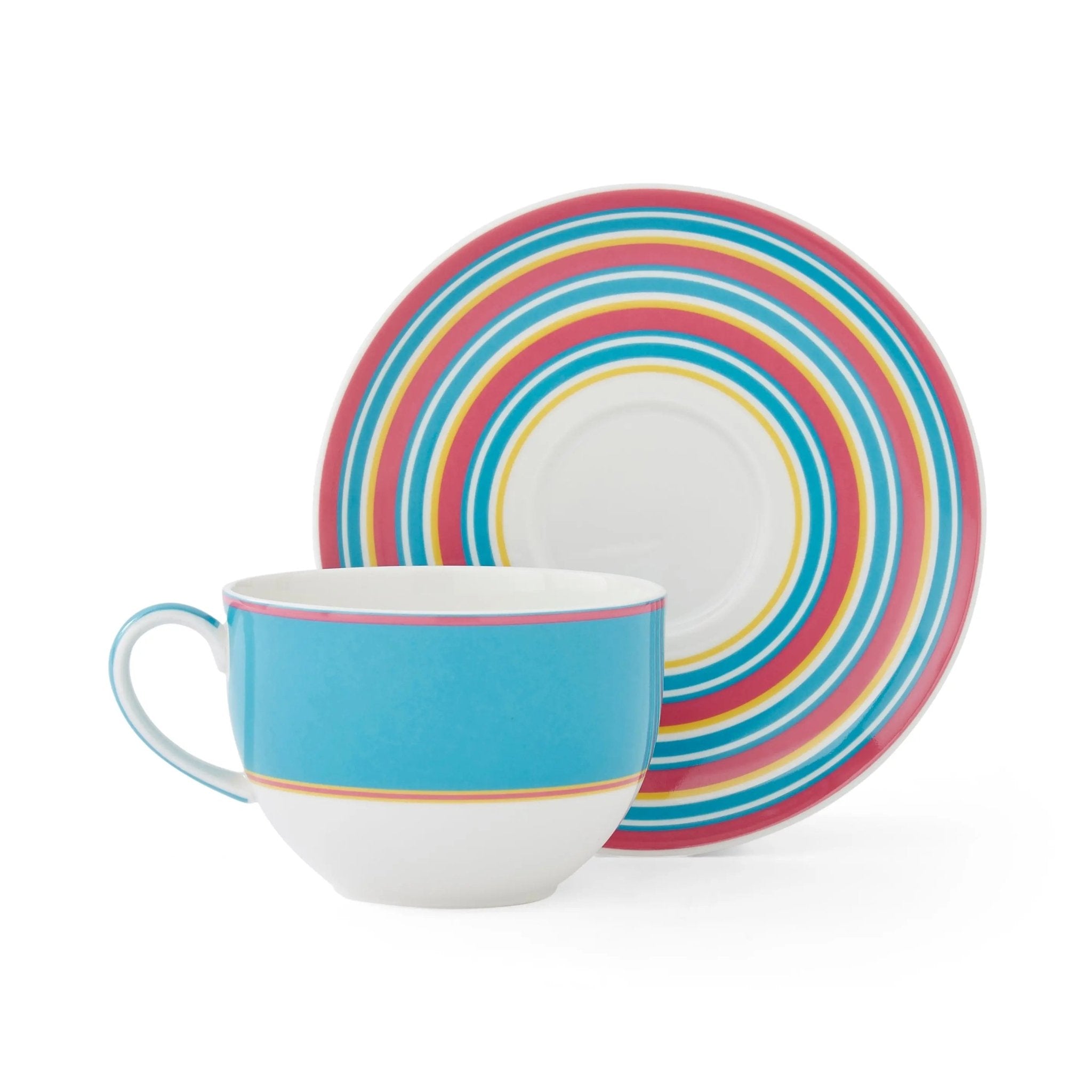 Calypso Serveware and Giftware Breakfast Cup & Saucer - Turquoise Spode