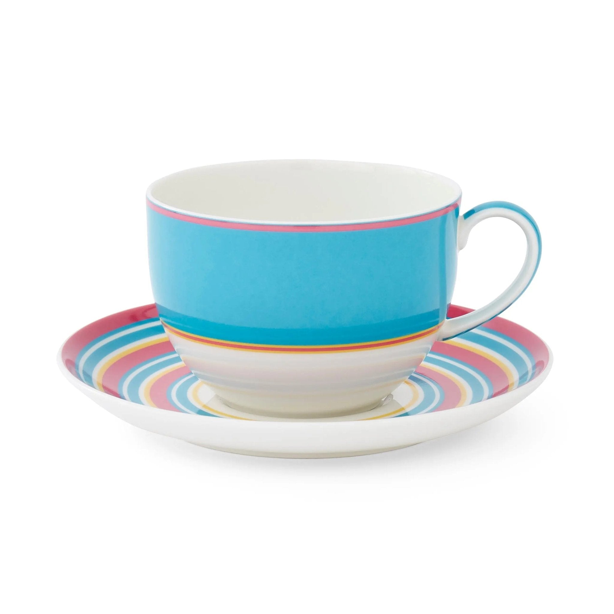 Calypso Serveware and Giftware Breakfast Cup & Saucer - Turquoise Spode