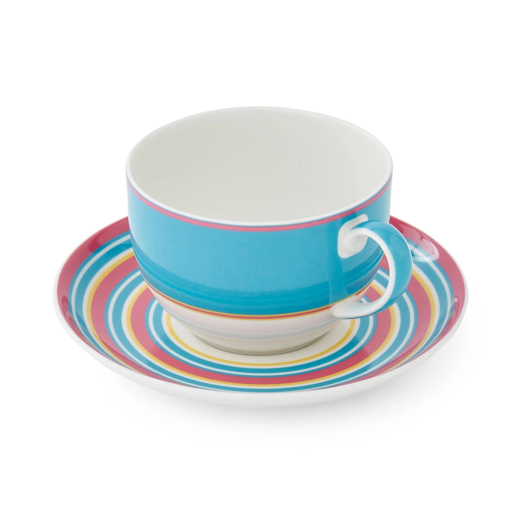 Calypso Serveware and Giftware Breakfast Cup & Saucer - Turquoise Spode