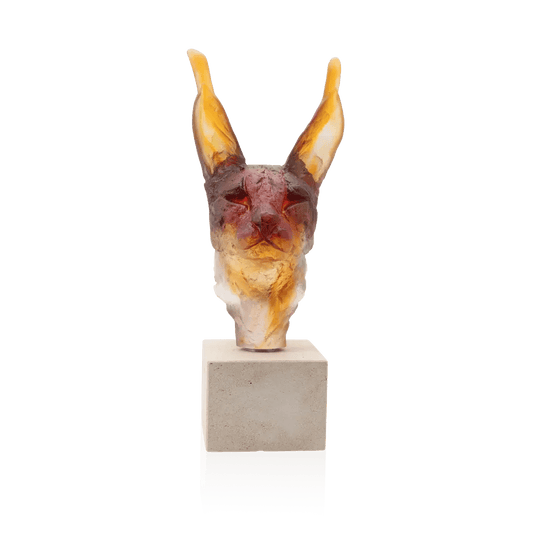 Caracal Head by Isabelle Carabantes Daum