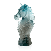 Cavalcade Blue-Grey Chess Knight Daum