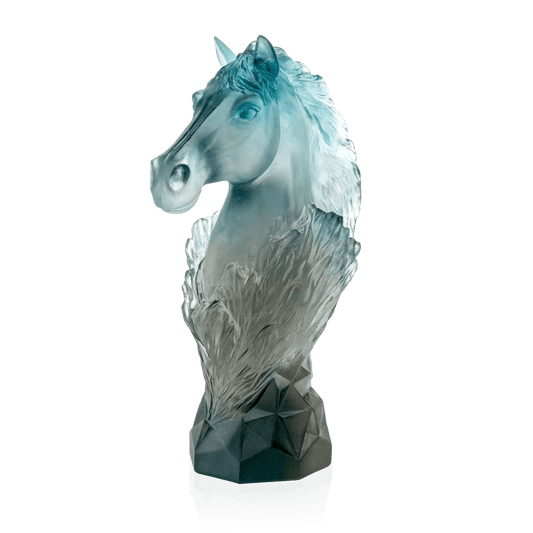 Cavalcade Blue-Grey Chess Knight Daum