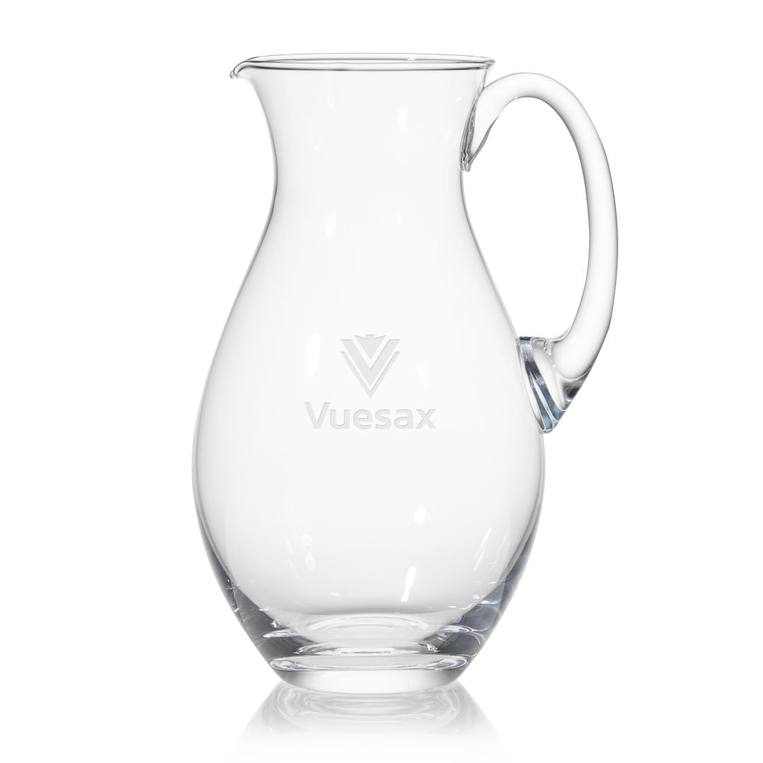 Charleston Water Pitcher 48oz – Luxury Wedding & Corporate Gift Crystal House - Crystal House