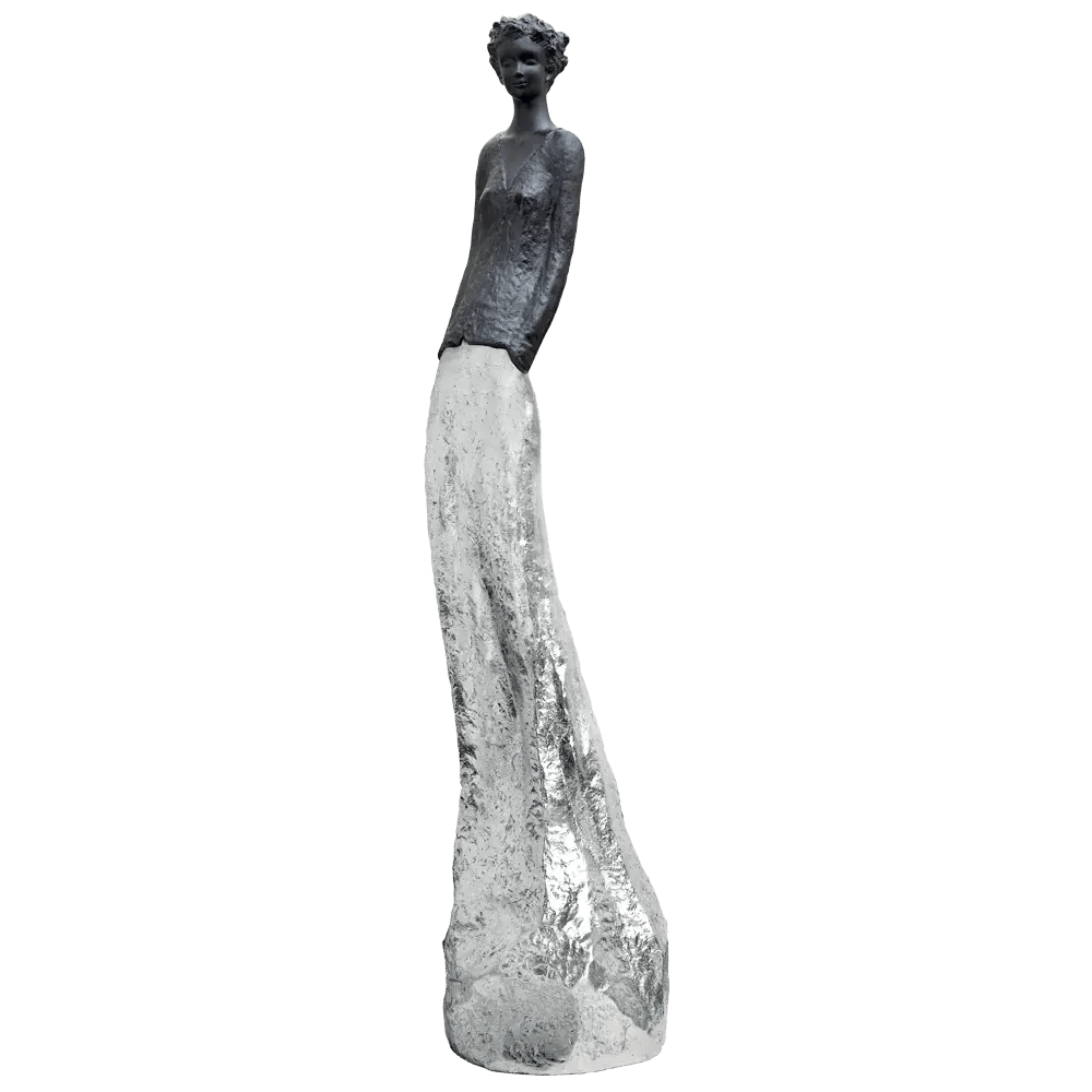 Charlotte in Black & Silver by Jean-Philippe Richard 75 ex Daum