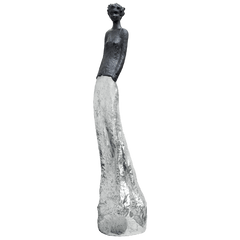 Charlotte in Black & Silver by Jean-Philippe Richard 75 ex Daum