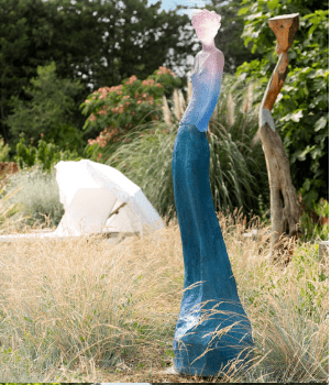 Charlotte in Pink & Blue by Jean - Philippe Richard 175 ex Daum - Crystal House