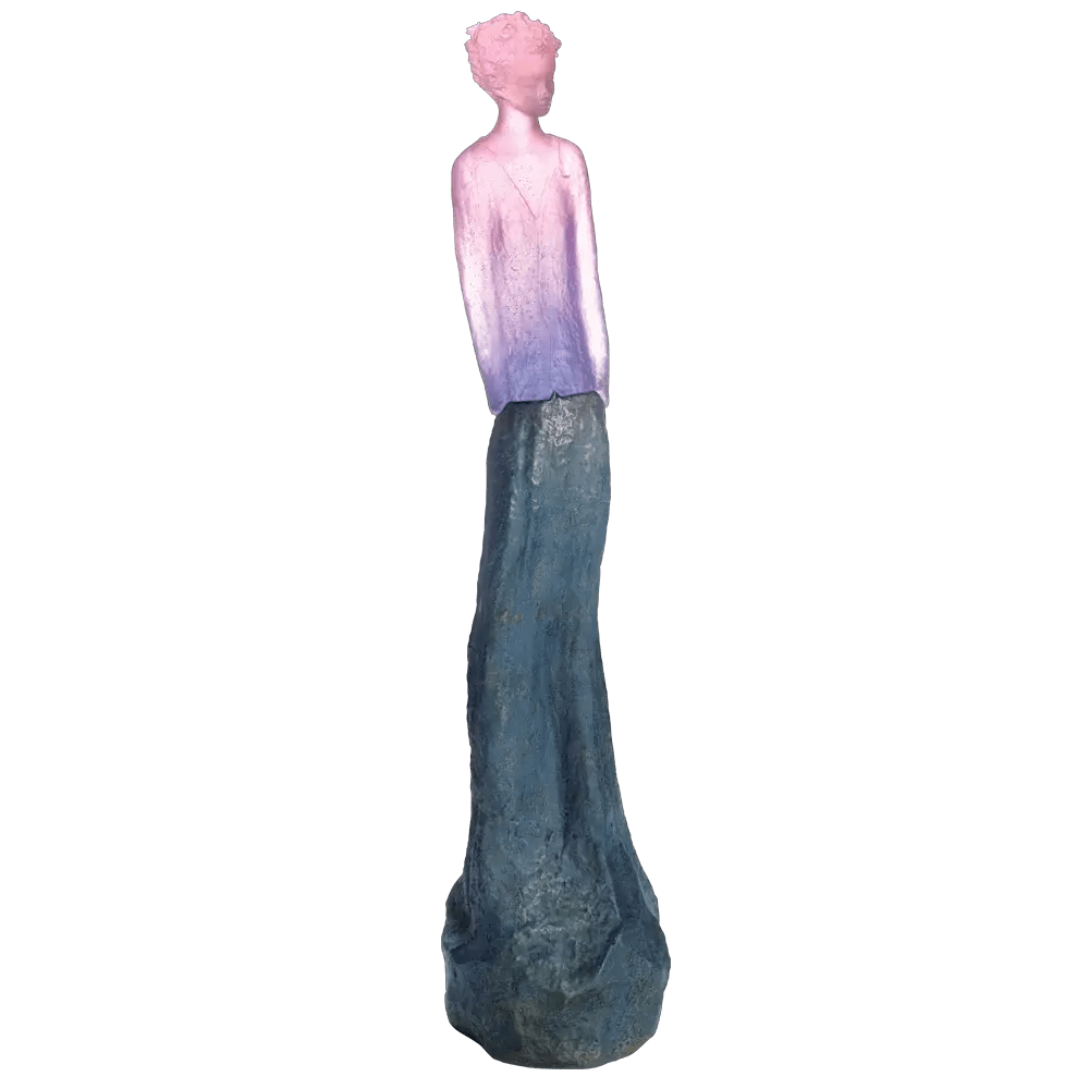Charlotte in Pink & Blue by Jean-Philippe Richard 175 ex Daum