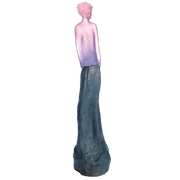 Charlotte in Pink & Blue by Jean-Philippe Richard 175 ex Daum