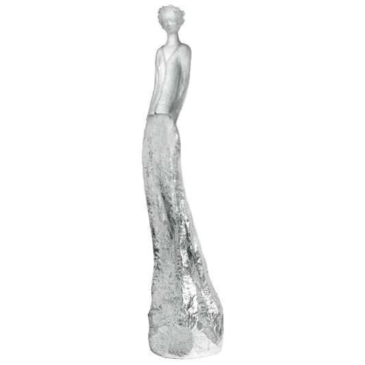 Charlotte in White & Silver by Jean-Philippe Richard 75 ex Daum