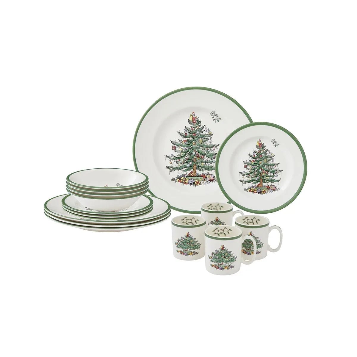 Christmas Tree 16 Piece Set Spode - Crystal House