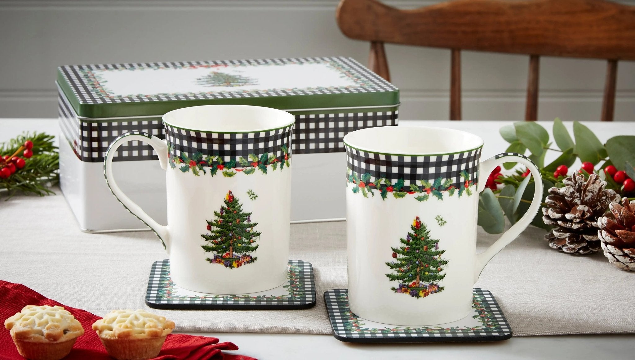 Christmas Tree - ANNUAL 5PC MUG & TIN SET 2024 Spode