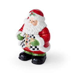 Christmas Tree - Black and White Figural Collection Figural Black and White Santa Candy Jar Spode