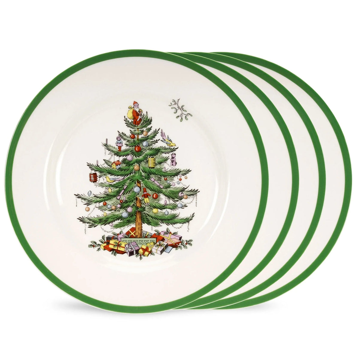 Christmas Tree - Dinnerware / Entertaining S/4 Salad Plates (Gift Boxed) Spode