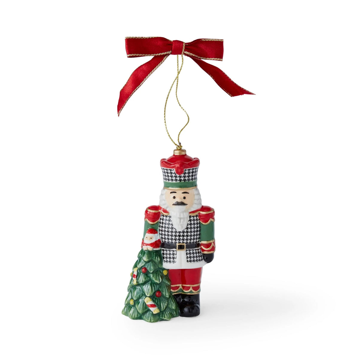 Christmas Tree - Ornaments Houndstooth Nutcracker Ornament Spode
