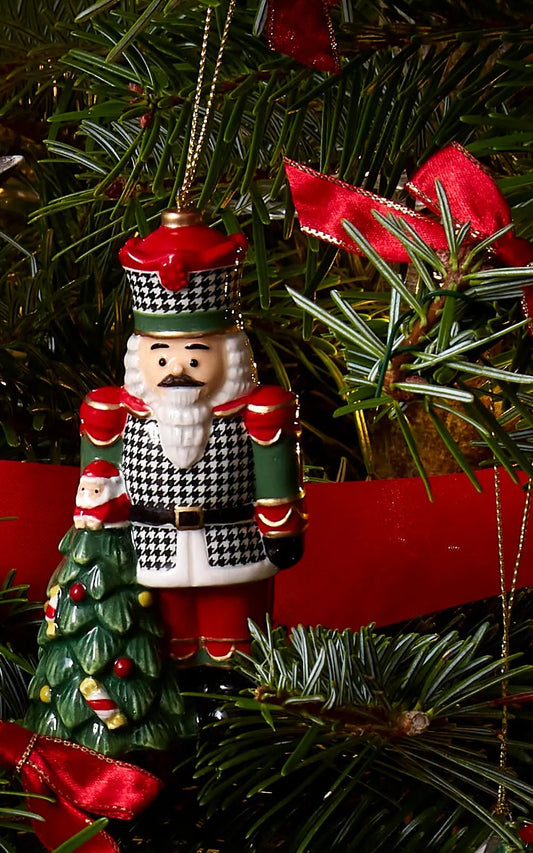 Christmas Tree - Ornaments Houndstooth Nutcracker Ornament Spode