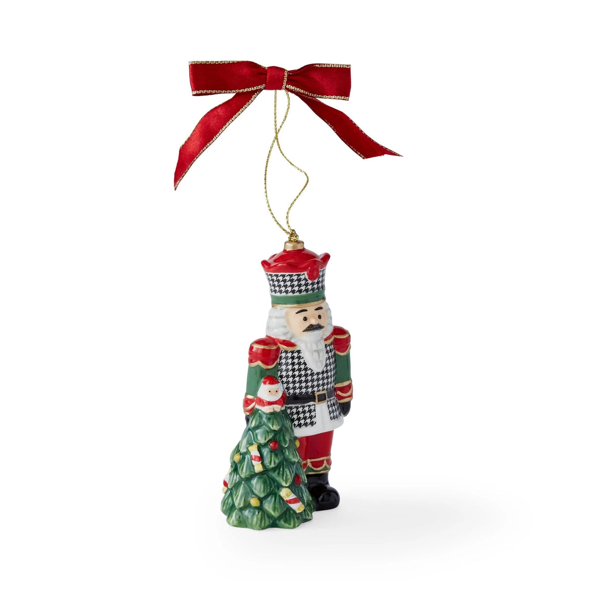 Christmas Tree - Ornaments Houndstooth Nutcracker Ornament Spode