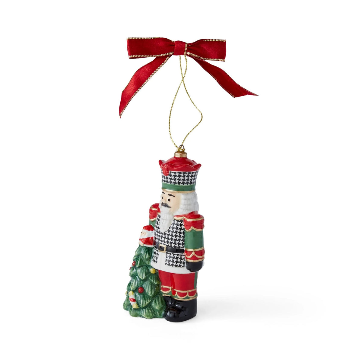 Christmas Tree - Ornaments Houndstooth Nutcracker Ornament Spode