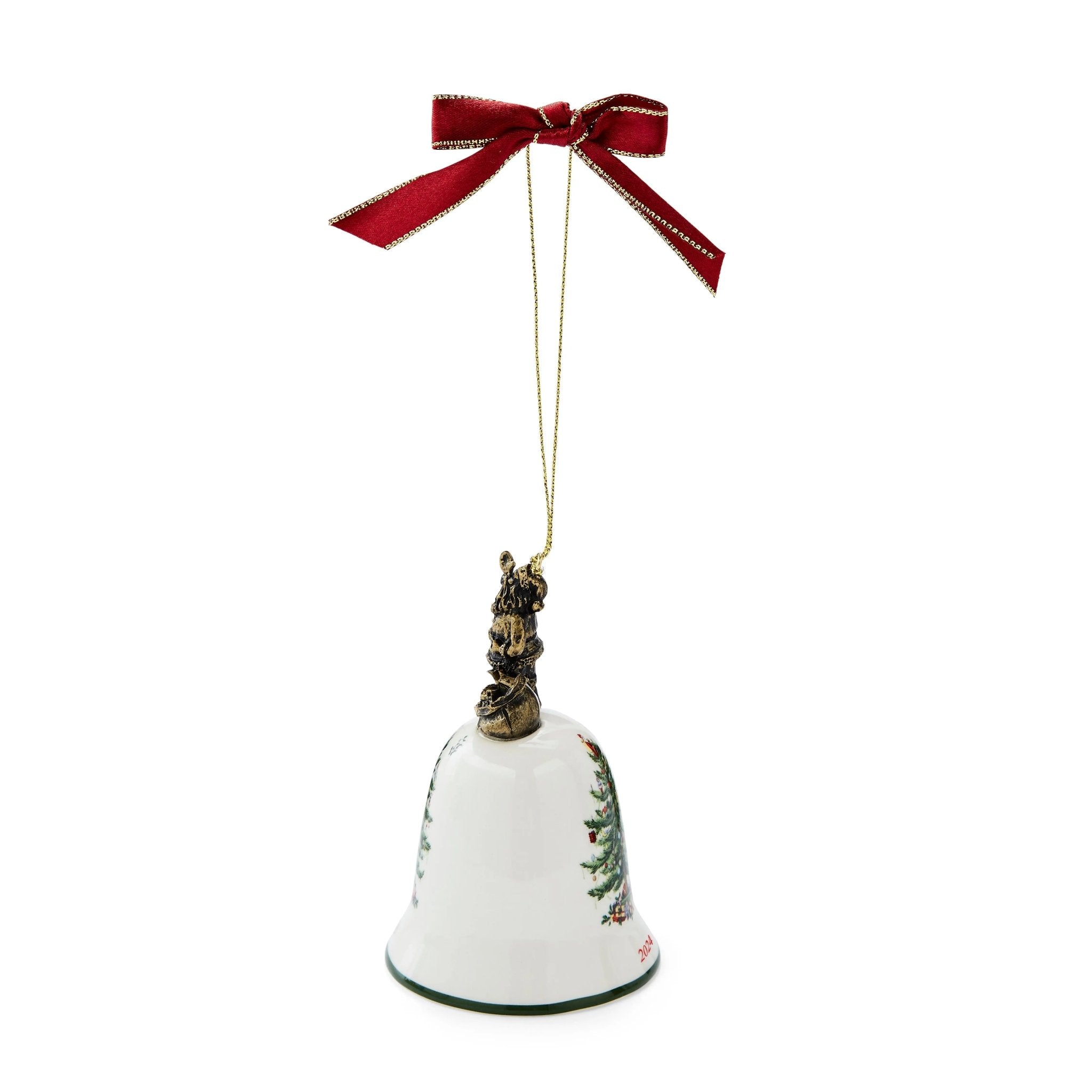 Christmas Tree - Ornaments SANTA ANNUAL BELL ORN DTD 2024 Spode