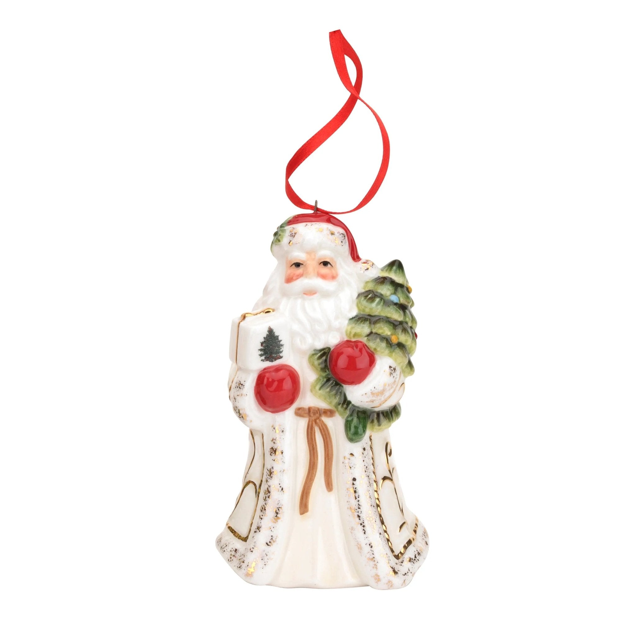 Christmas Tree - Ornaments Single Santa Figural Ornament Spode