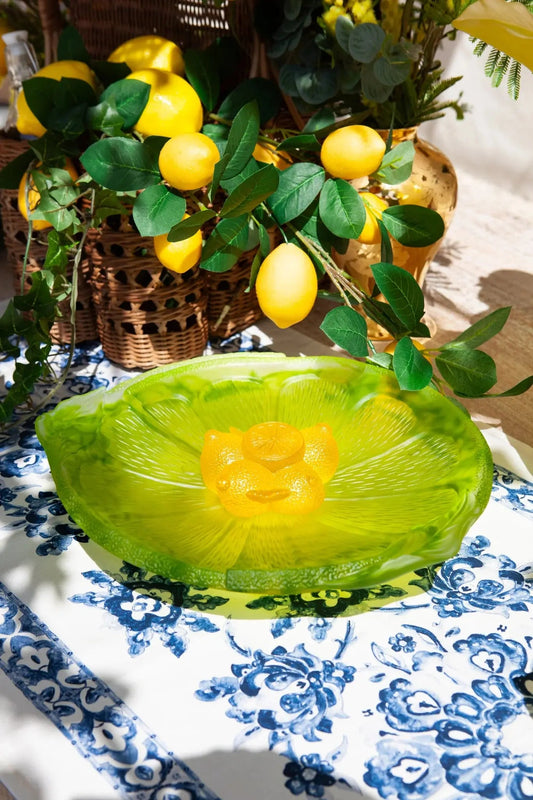 Citrus Footed Bowl Daum