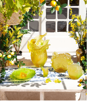 Citrus Footed Bowl Daum - Crystal House