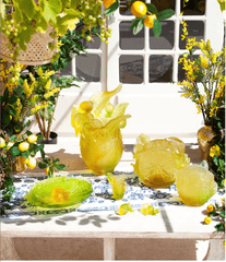 Citrus Footed Bowl Daum - Crystal House