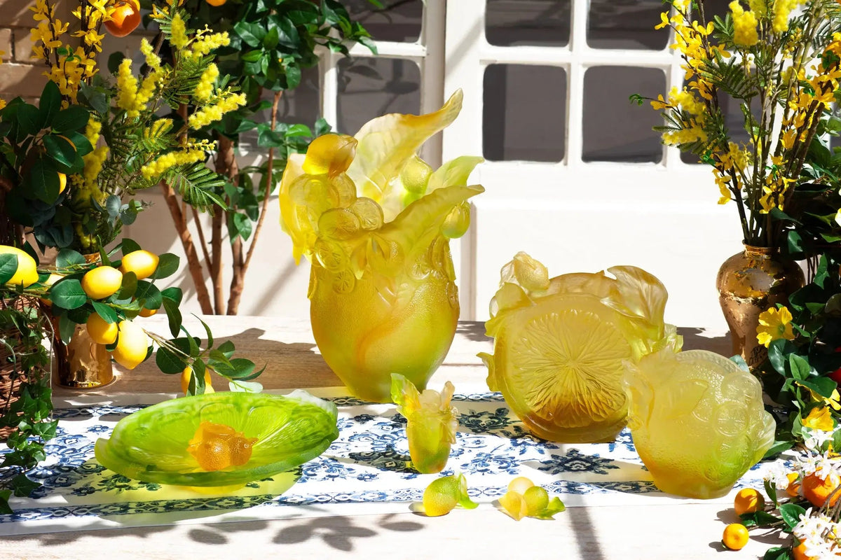Citrus Magnum Vase Daum