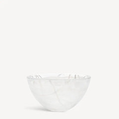 Contrast Bowl White/White Small Kosta Boda