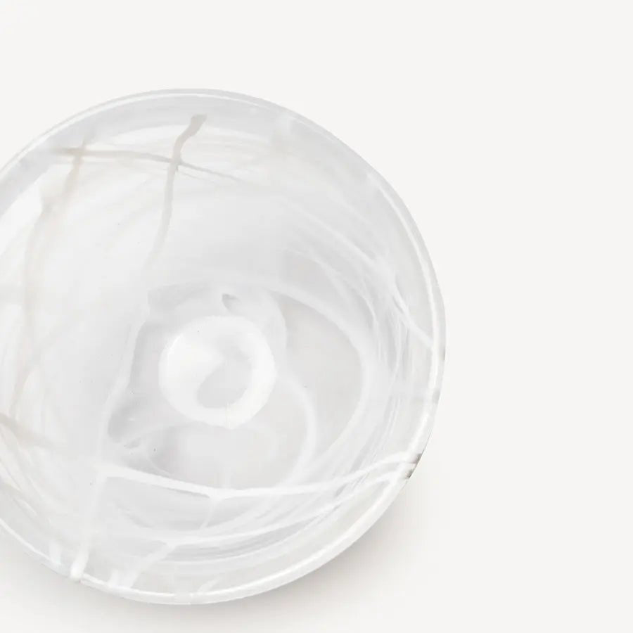 Contrast Bowl White/White Small Kosta Boda