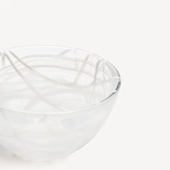 Contrast Bowl White/White Small Kosta Boda