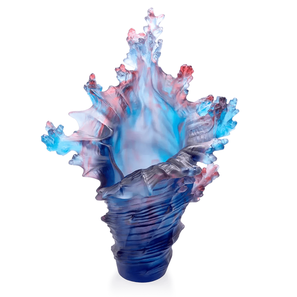 Coral Sea Large Vase Daum
