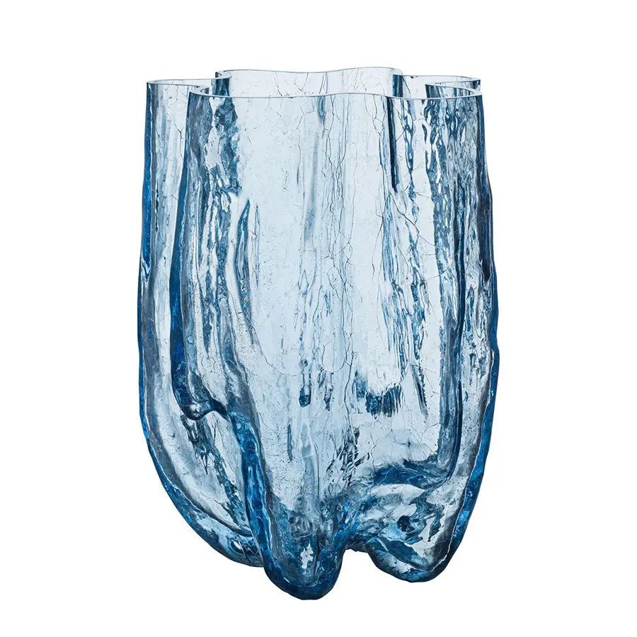 Crackle Circular Vase XL Kosta Boda